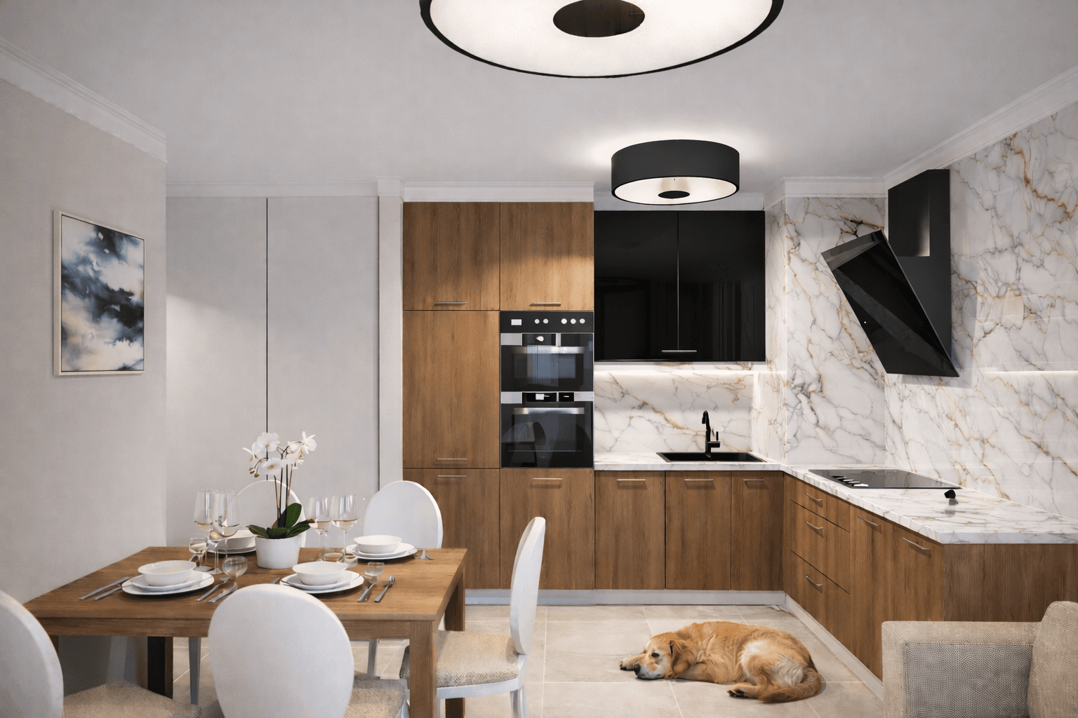 Aneks kuchenny w mieszkaniu